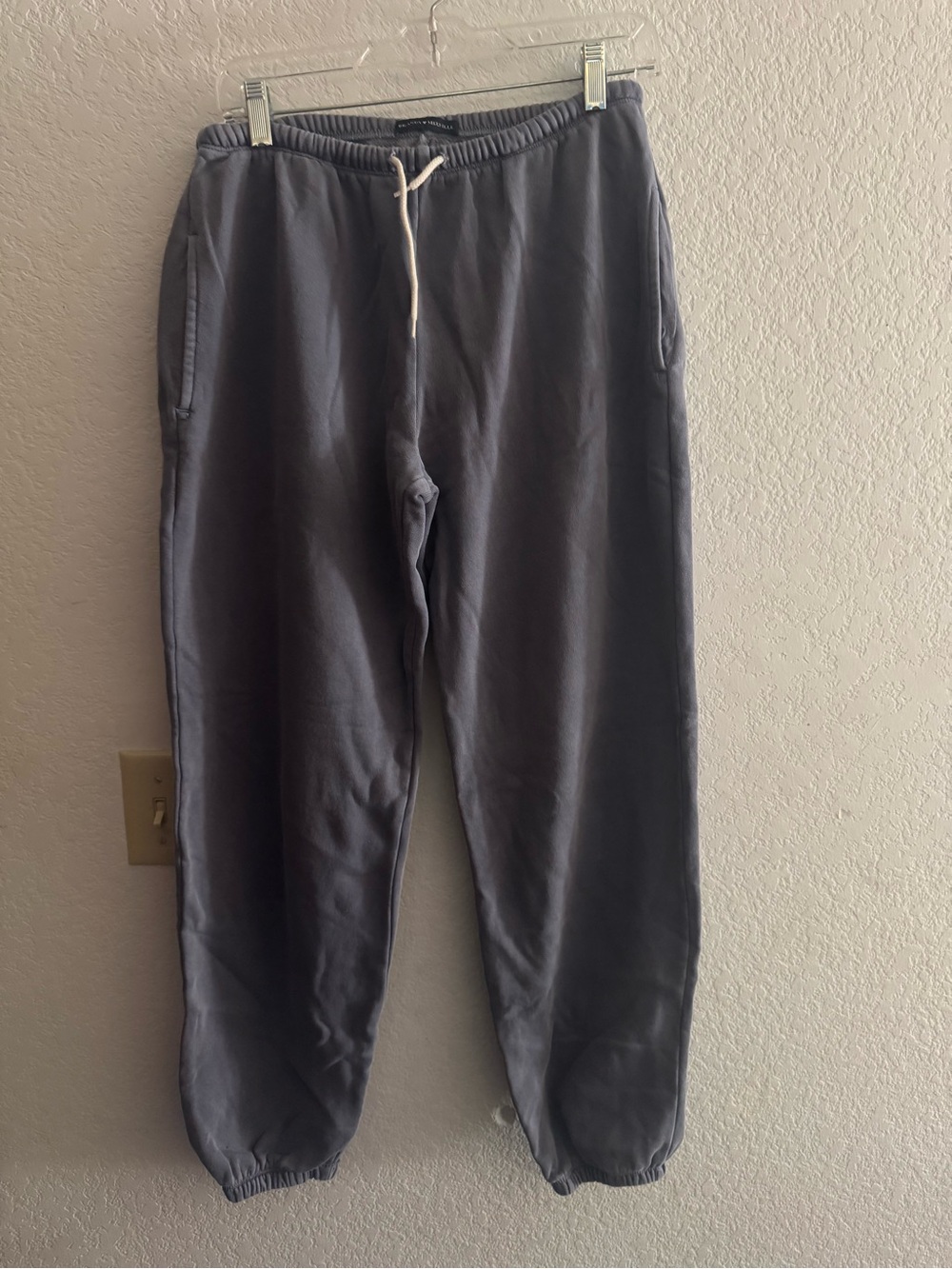 Brandy Melville grey blue Drawstring Joggers